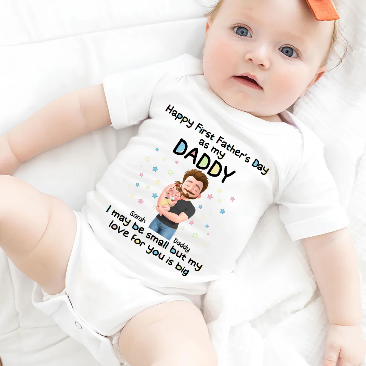First Year With Baby - Personalized Custom Baby Onesie - Image 3