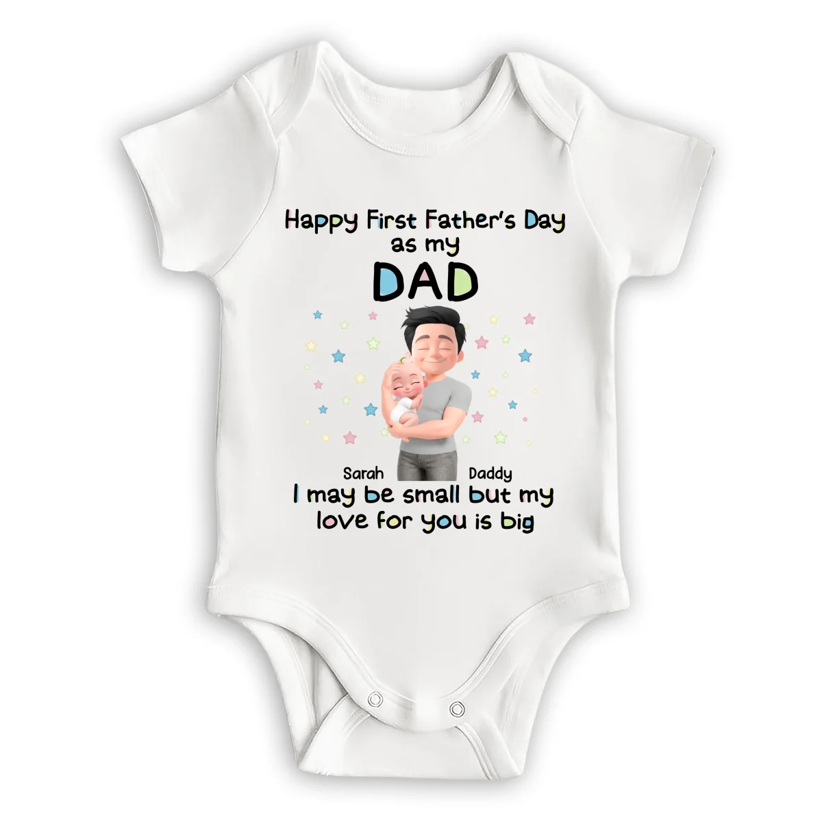 First Year With Baby - Personalized Custom Baby Onesie - Image 7