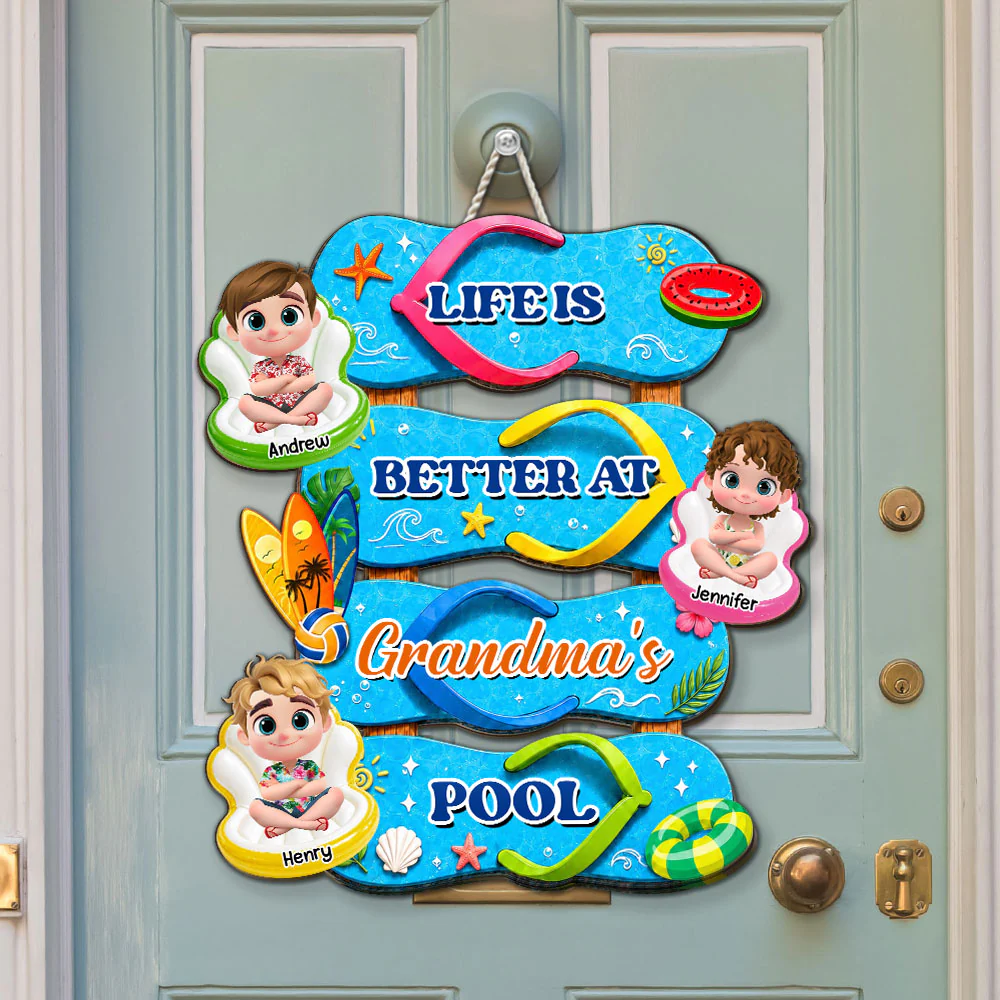 Flip Flop Life - Personalized Custom Wood Sign - Image 2