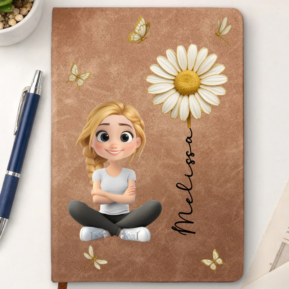 Floral Soul - Personalized Custom Leather Journal - Image 13