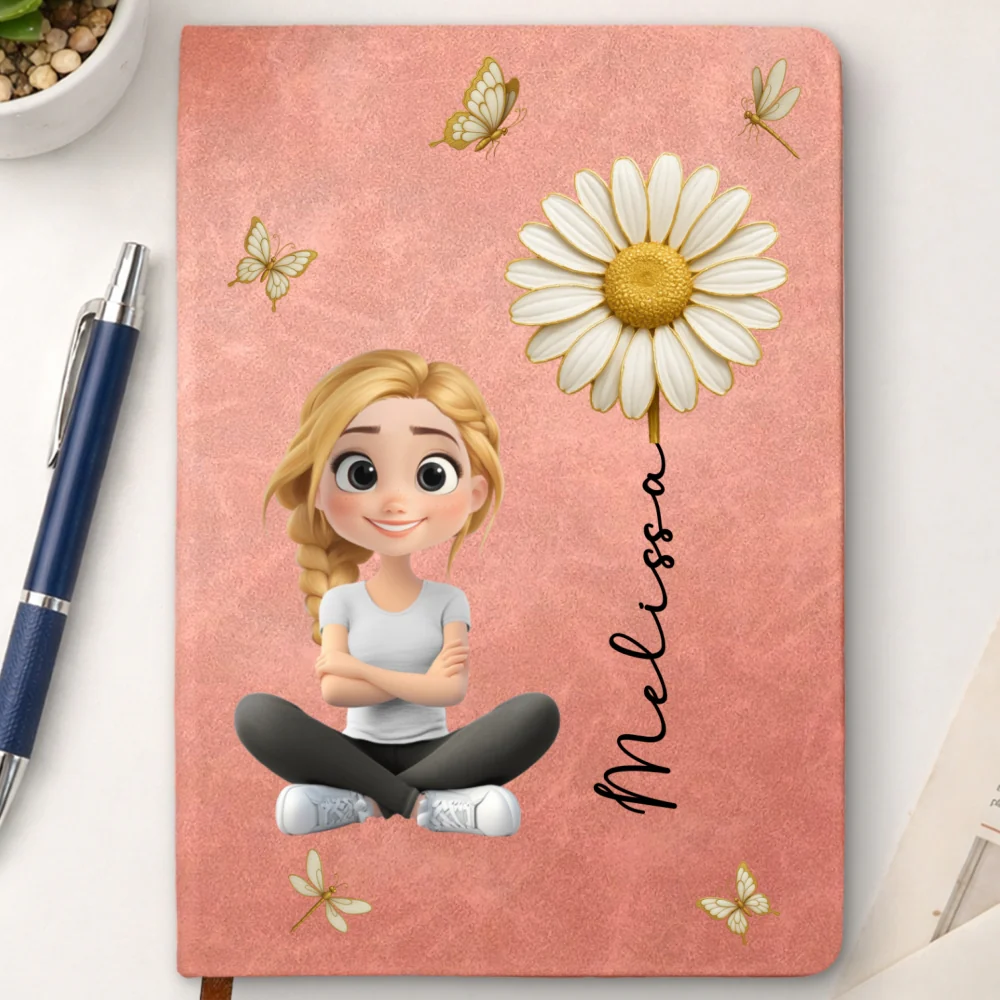 Floral Soul - Personalized Custom Leather Journal - Image 14