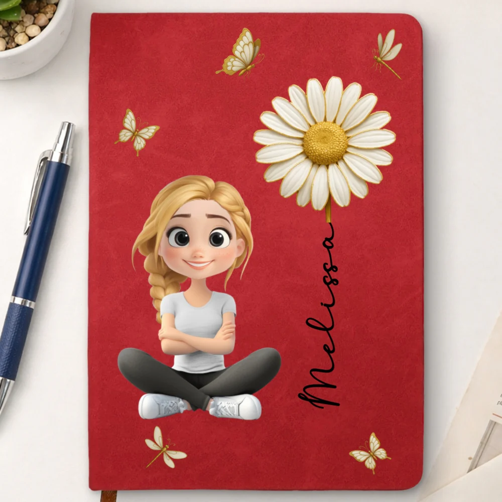 Floral Soul - Personalized Custom Leather Journal - Image 15