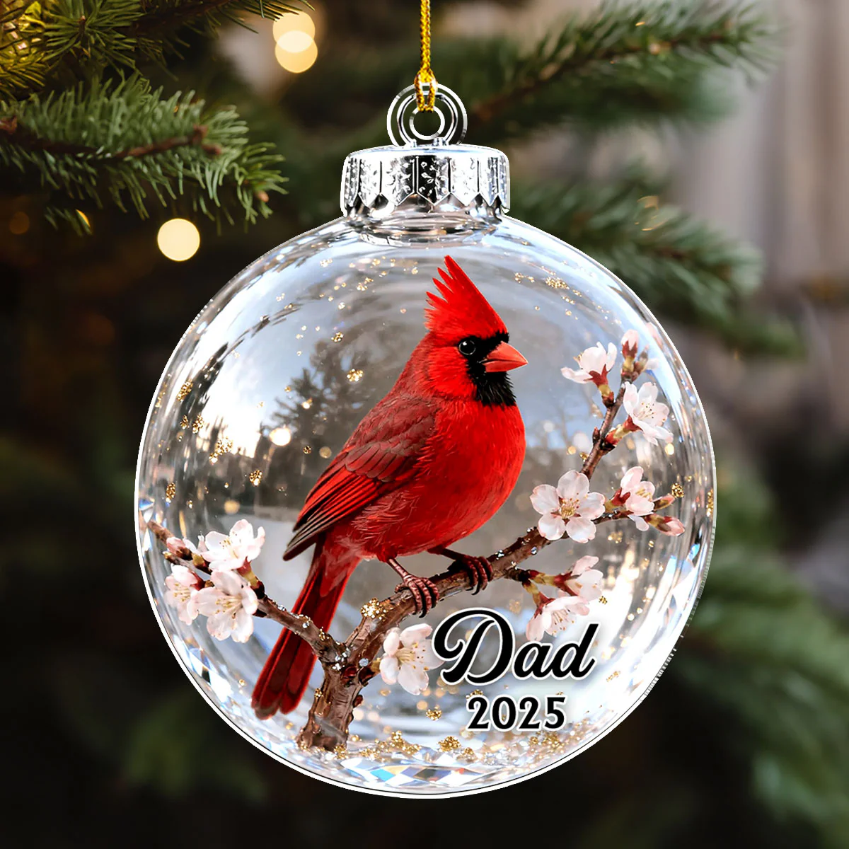 Fly Beside You Everyday - Personalized Custom Acrylic Ornament - Image 4