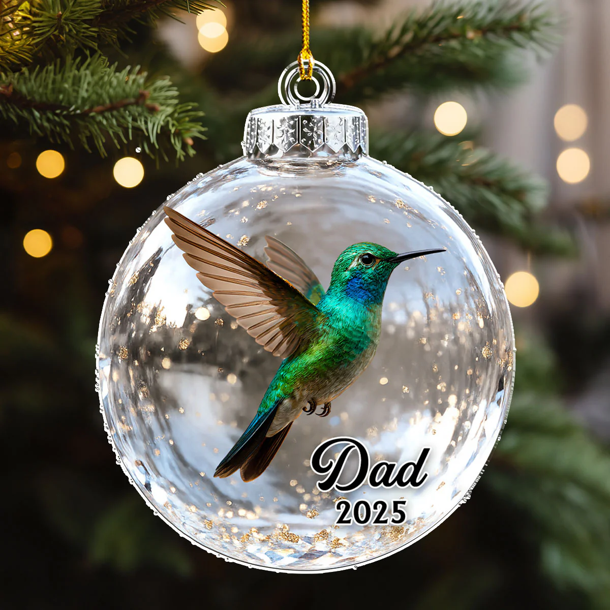 Fly Beside You Everyday - Personalized Custom Acrylic Ornament - Image 5