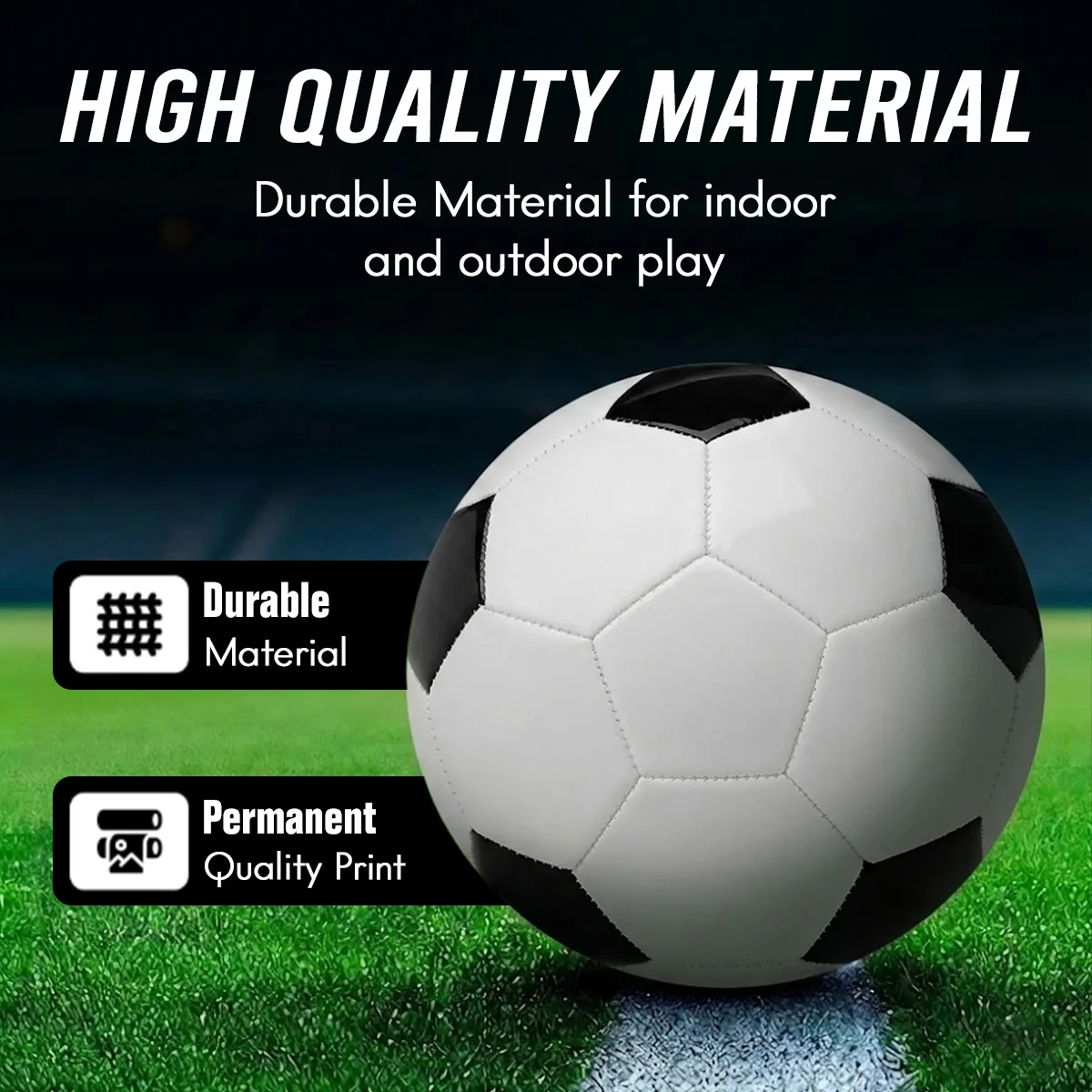 Football Dad - Personalized Custom Soccer Ball - Image 6