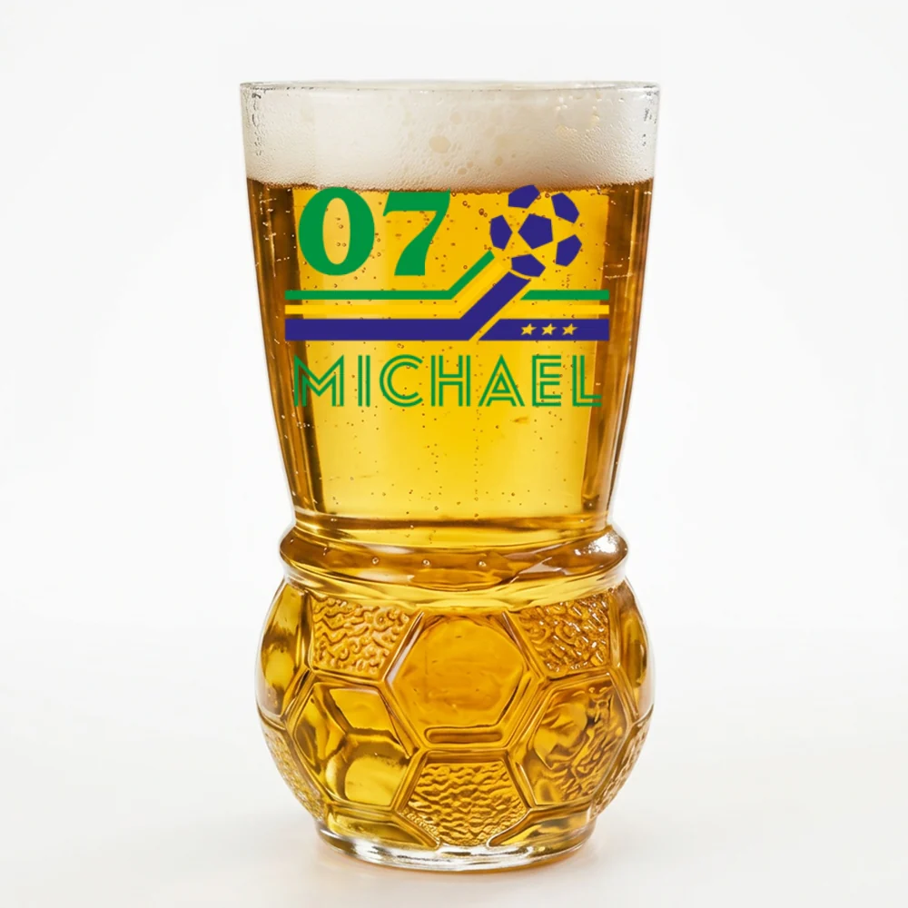 Football Glory - Personalized Custom Football Beer Glass - Image 8