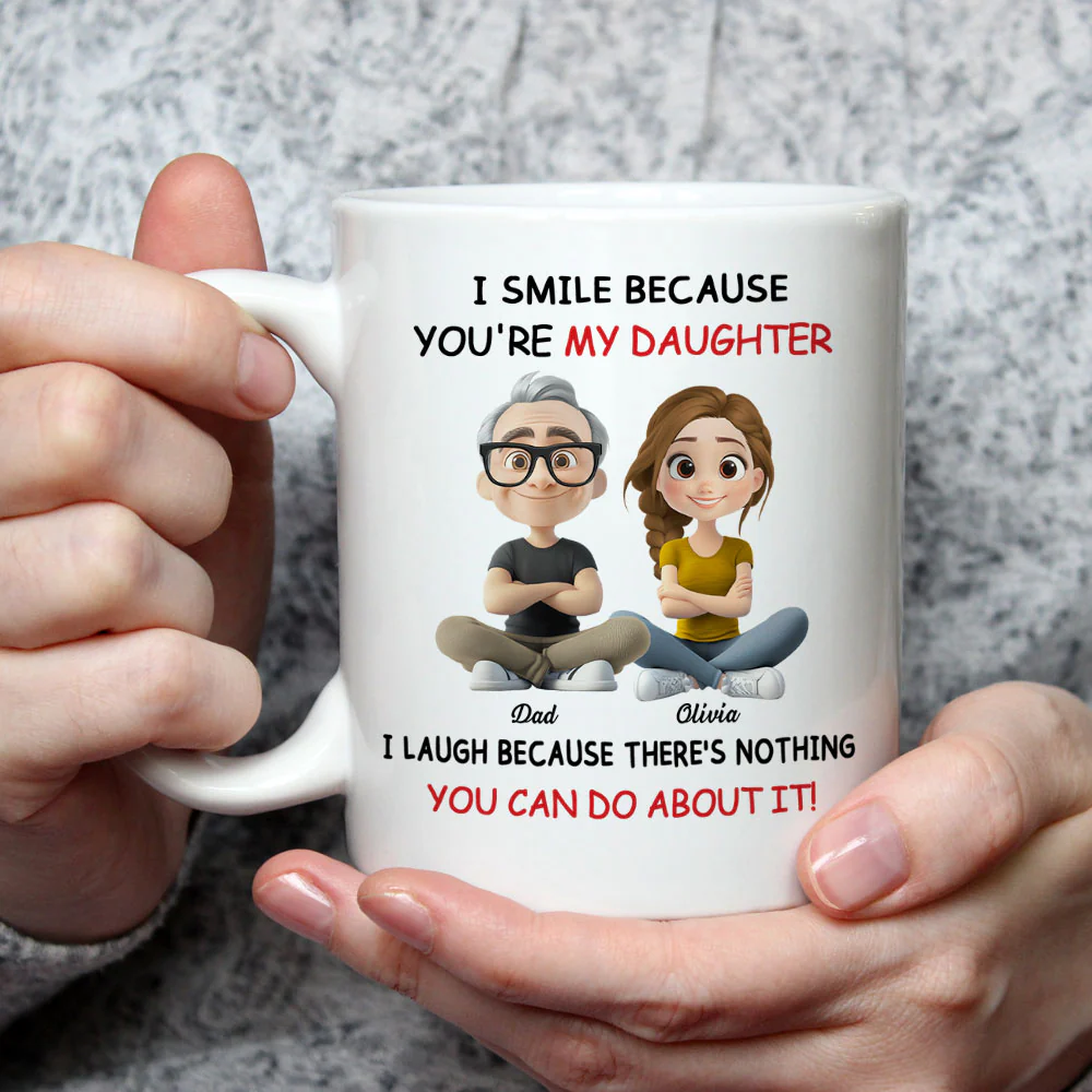 For Daughter - Personalized Custom Coffee Mug - Image 2