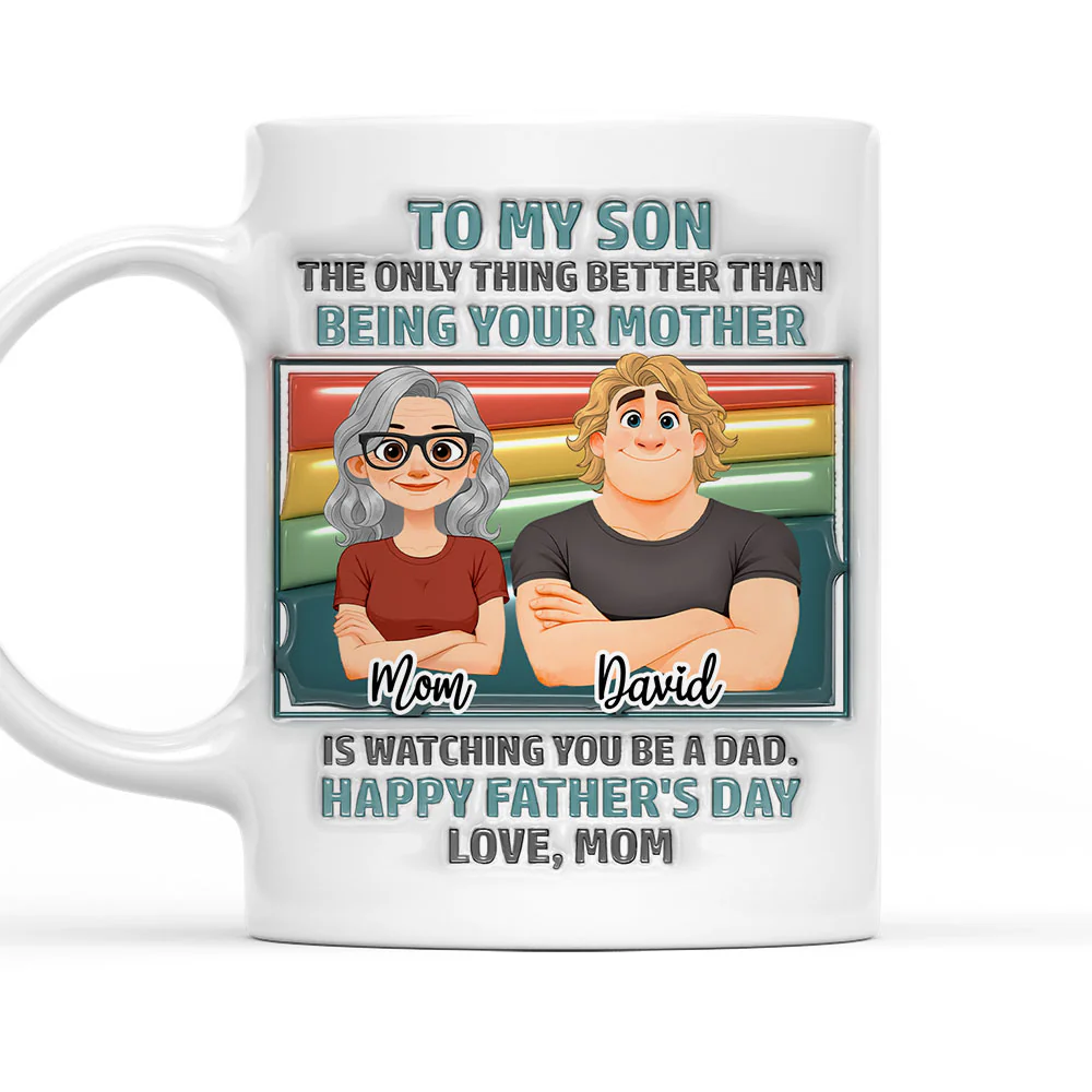 For My One And Only - Personalized Custom 3D Inflated Effect Mug