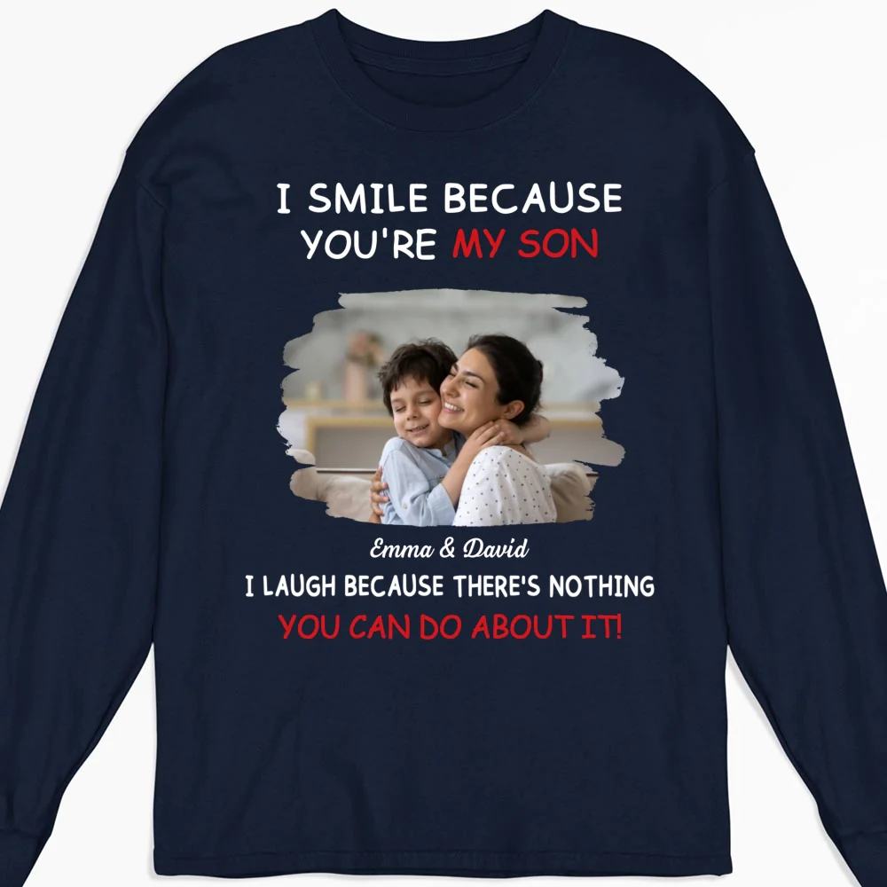 For Son Photo - Personalized Custom Shirt - Image 11