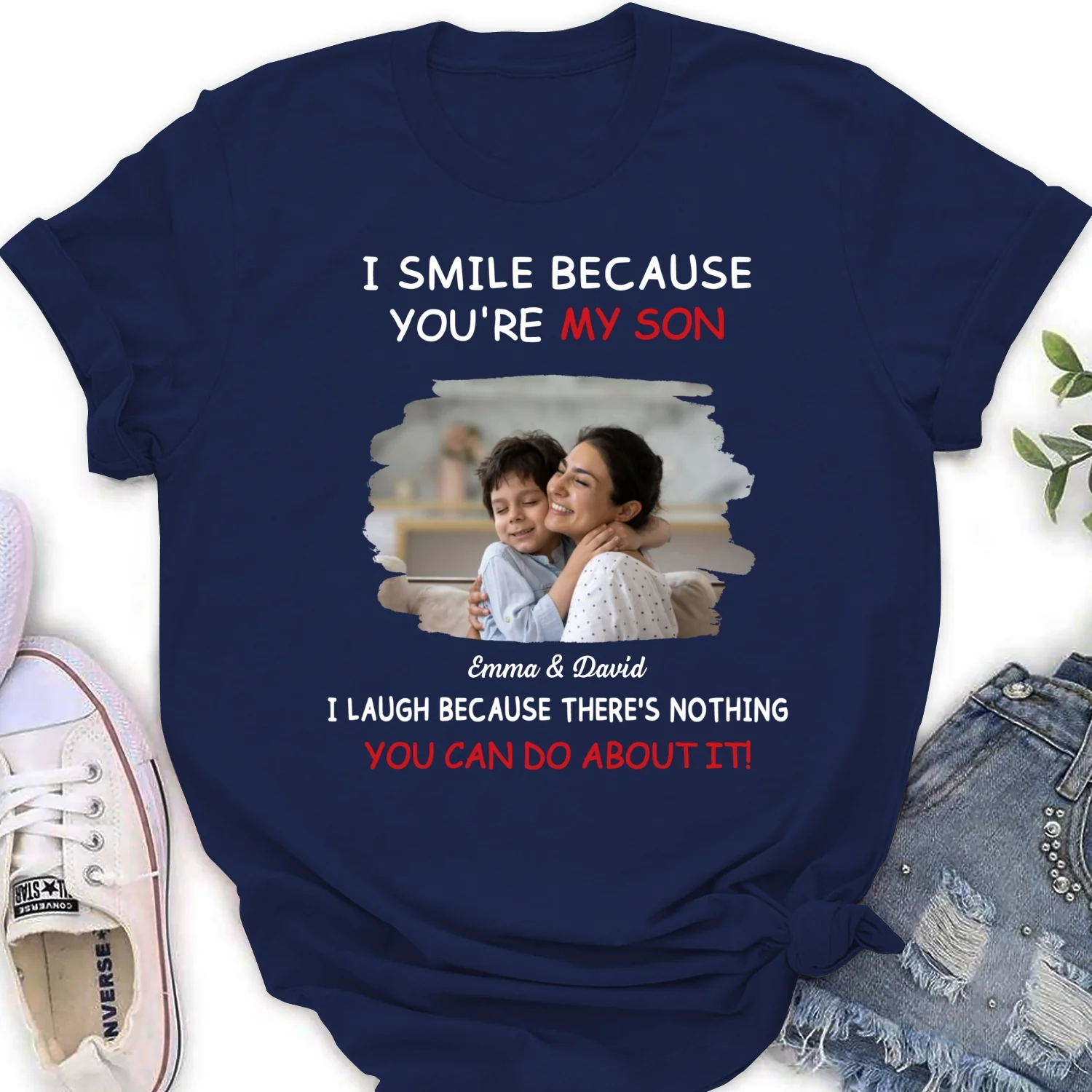 For Son Photo - Personalized Custom Shirt - Image 14