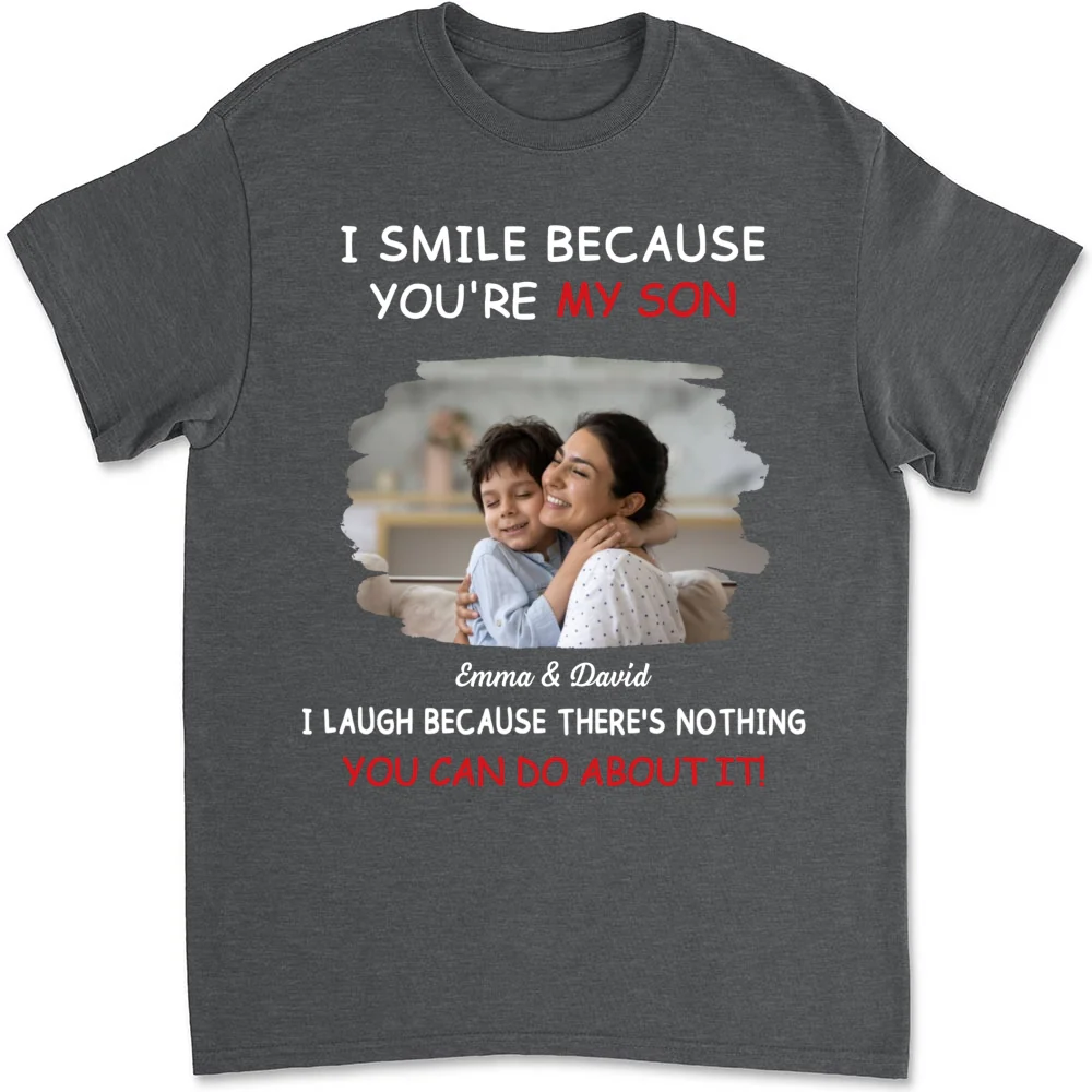For Son Photo - Personalized Custom Shirt - Image 6