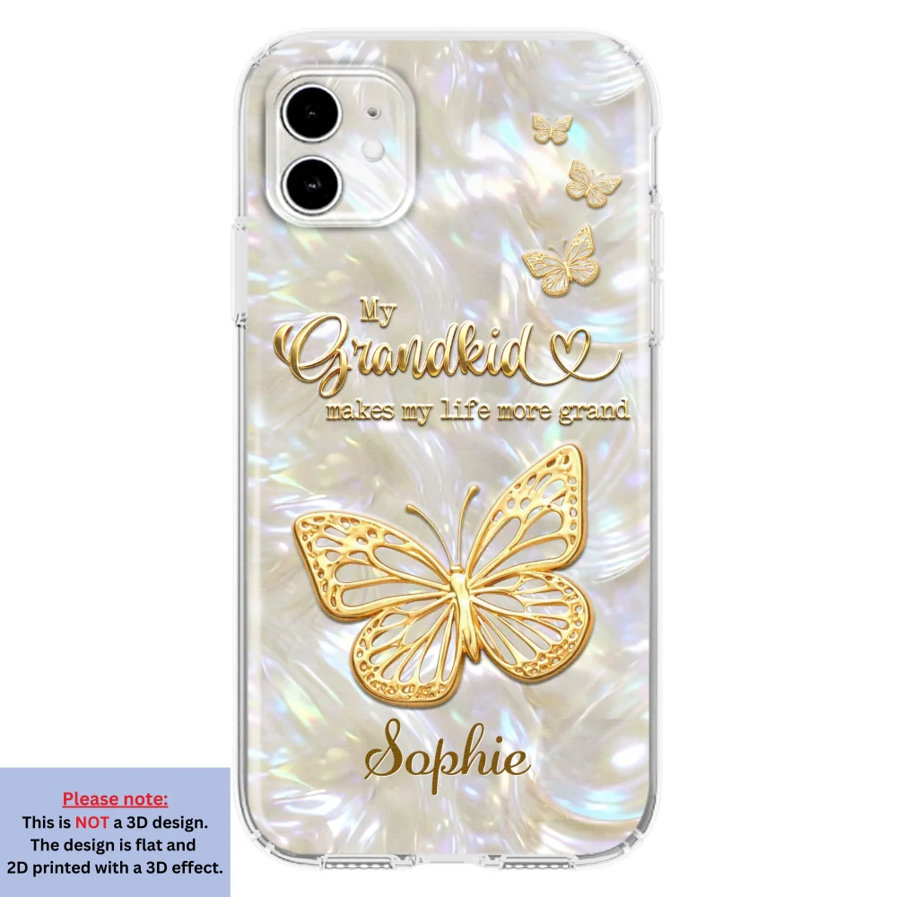 For The Best Grandma - Personalized Custom 3D Inflated Effect Phone Case - Image 10
