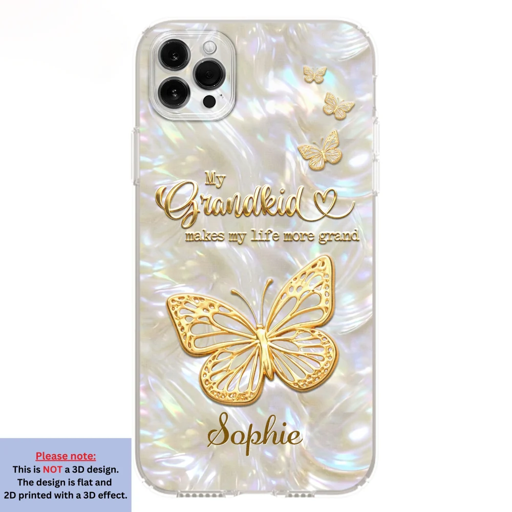 For The Best Grandma - Personalized Custom 3D Inflated Effect Phone Case - Image 11