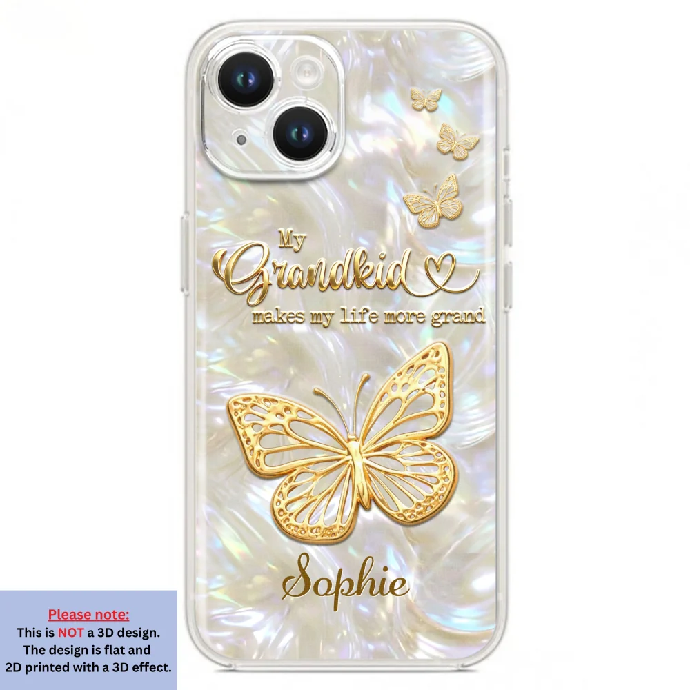 For The Best Grandma - Personalized Custom 3D Inflated Effect Phone Case - Image 16