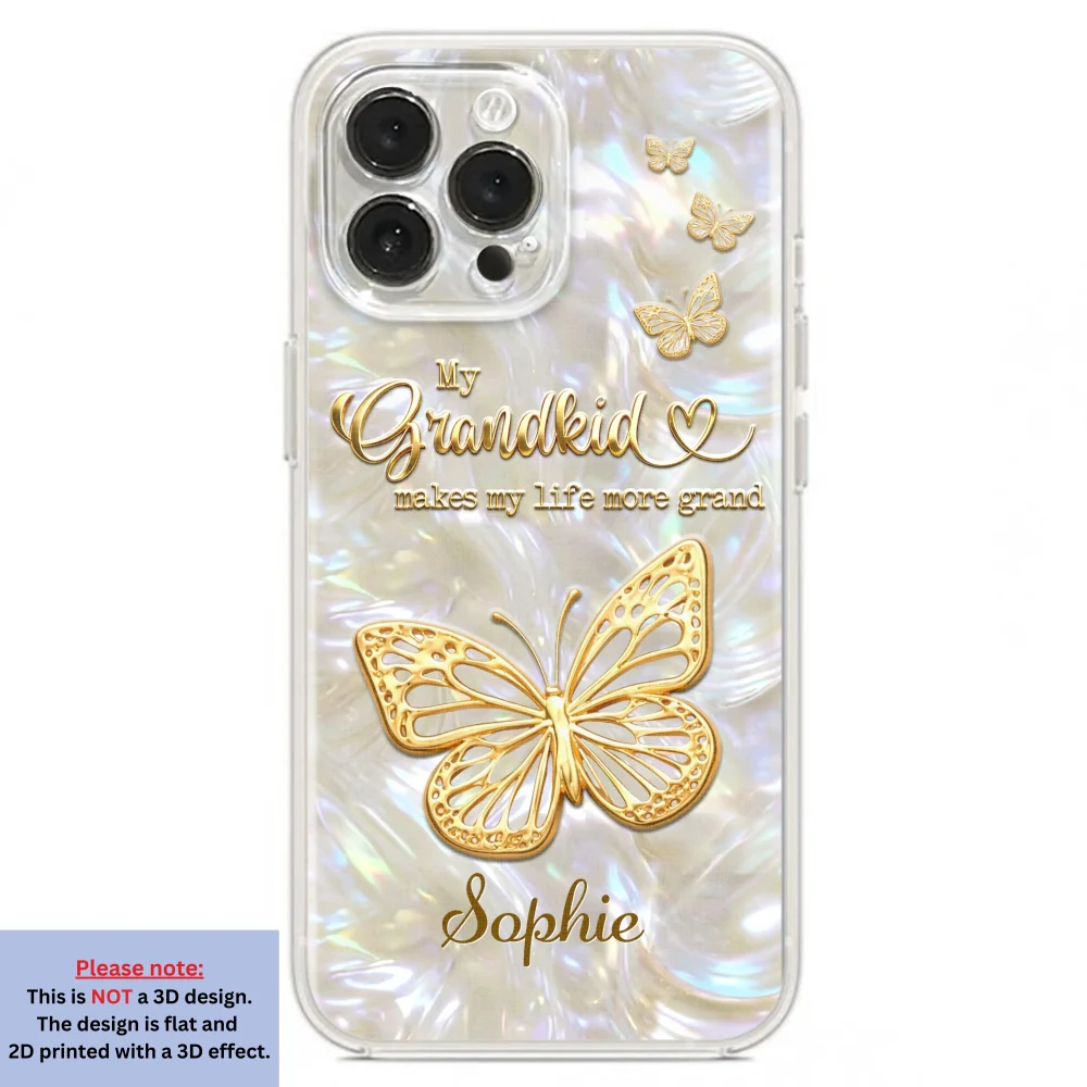 For The Best Grandma - Personalized Custom 3D Inflated Effect Phone Case - Image 19