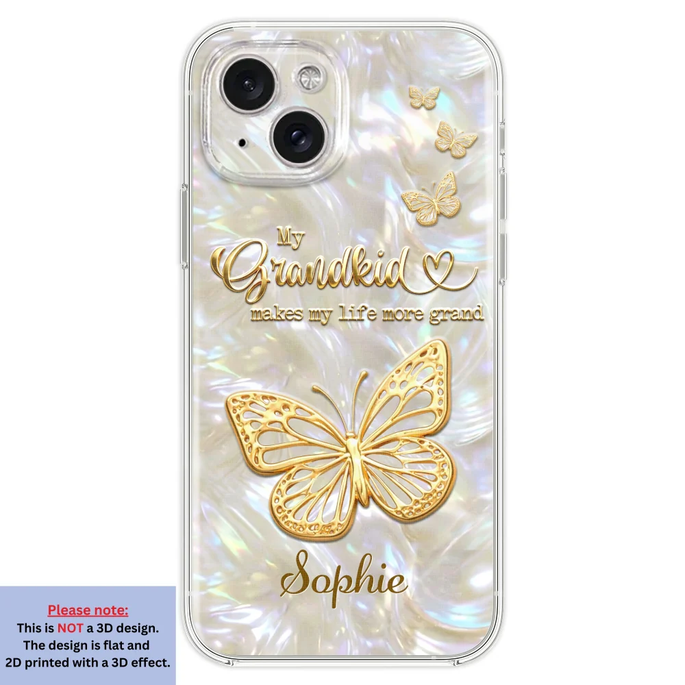 For The Best Grandma - Personalized Custom 3D Inflated Effect Phone Case - Image 20