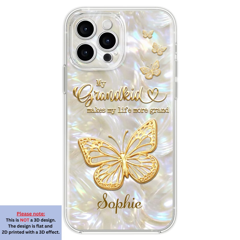 For The Best Grandma - Personalized Custom 3D Inflated Effect Phone Case - Image 21