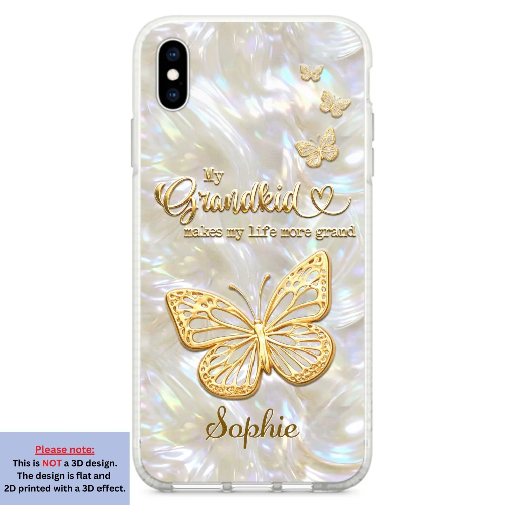 For The Best Grandma - Personalized Custom 3D Inflated Effect Phone Case - Image 23