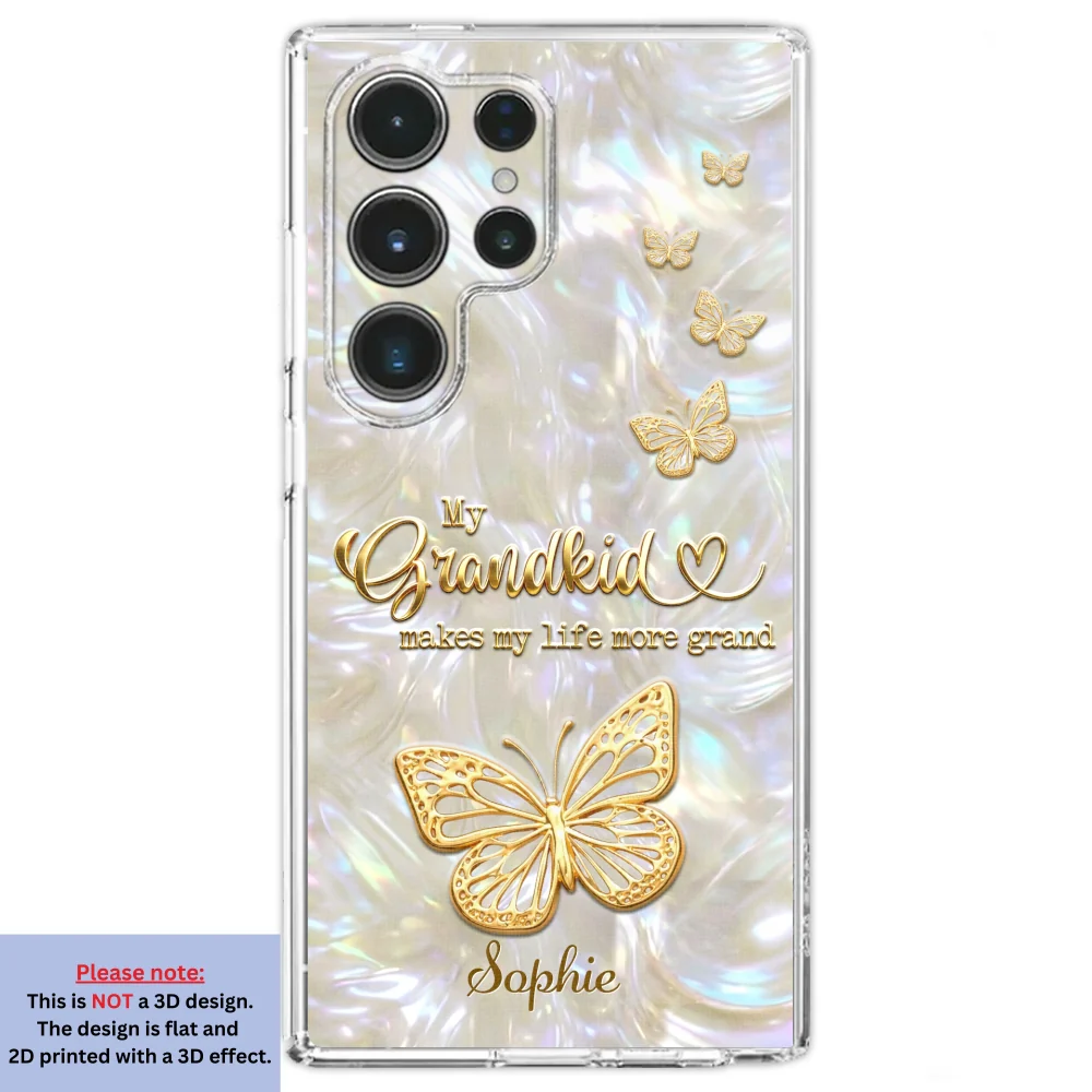 For The Best Grandma - Personalized Custom 3D Inflated Effect Phone Case - Image 32