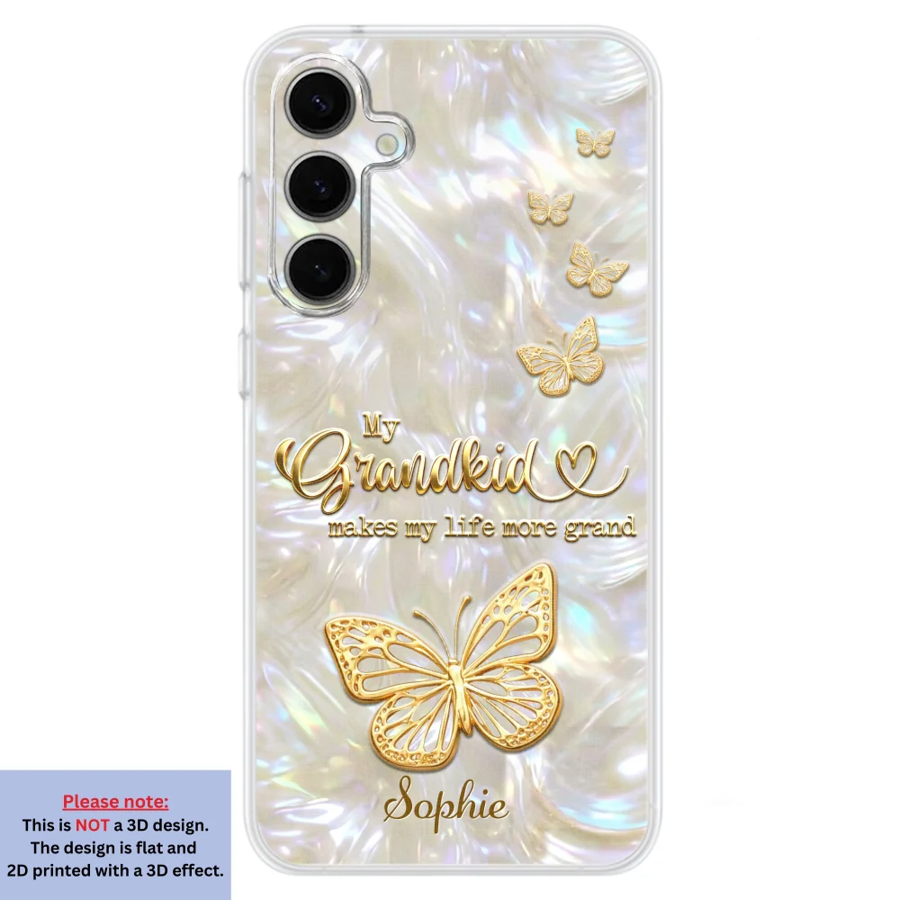For The Best Grandma - Personalized Custom 3D Inflated Effect Phone Case - Image 33