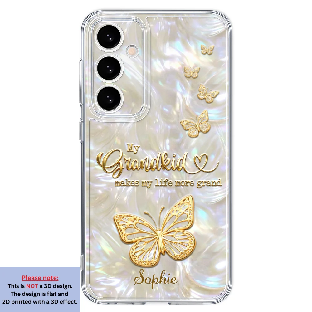 For The Best Grandma - Personalized Custom 3D Inflated Effect Phone Case - Image 34