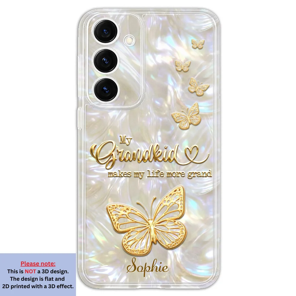 For The Best Grandma - Personalized Custom 3D Inflated Effect Phone Case - Image 36