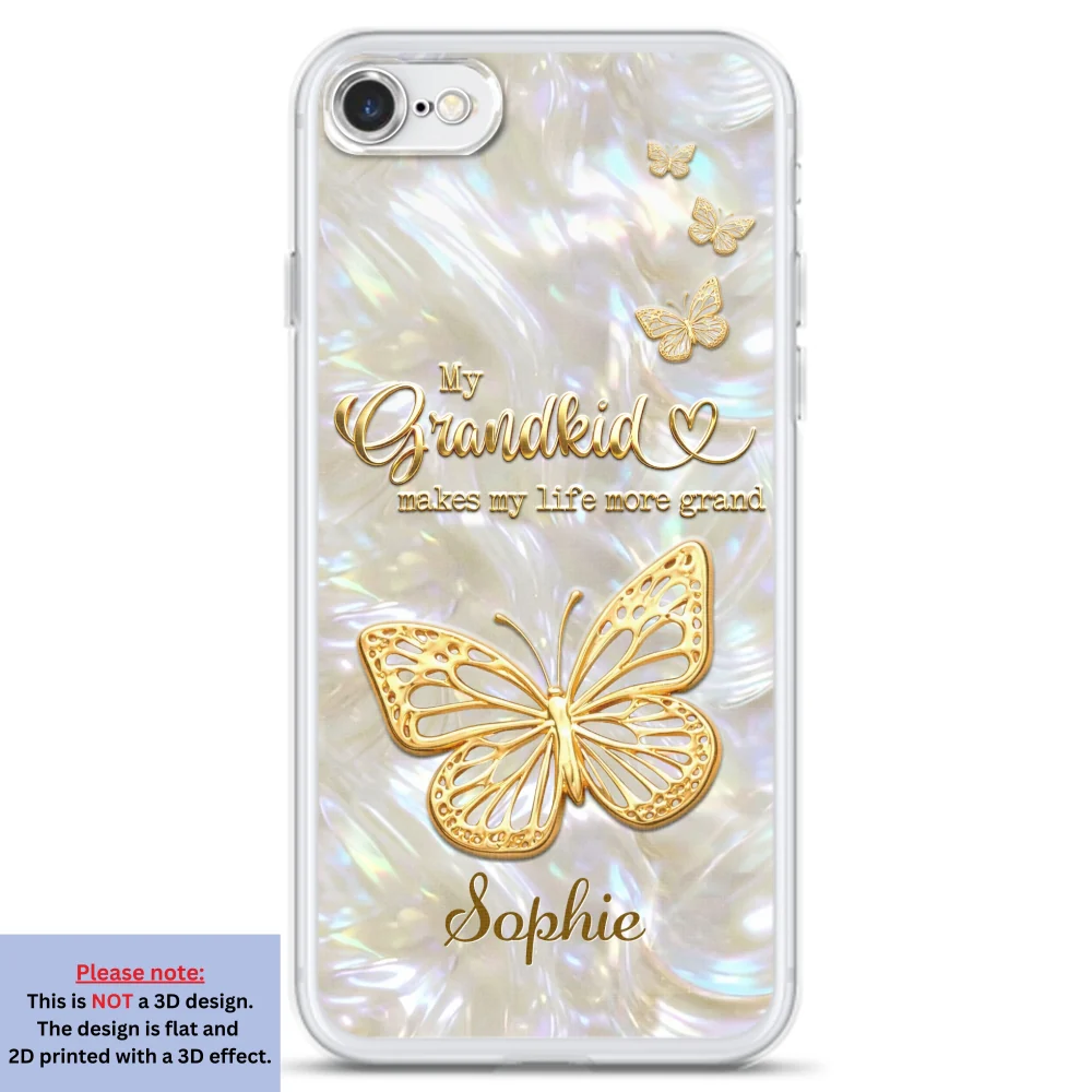 For The Best Grandma - Personalized Custom 3D Inflated Effect Phone Case - Image 5