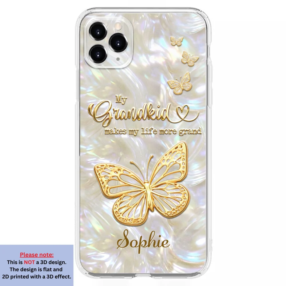 For The Best Grandma - Personalized Custom 3D Inflated Effect Phone Case - Image 8