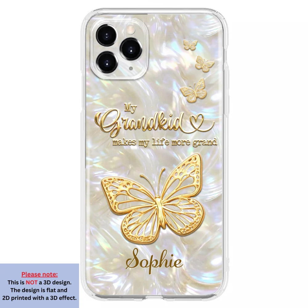 For The Best Grandma - Personalized Custom 3D Inflated Effect Phone Case - Image 9