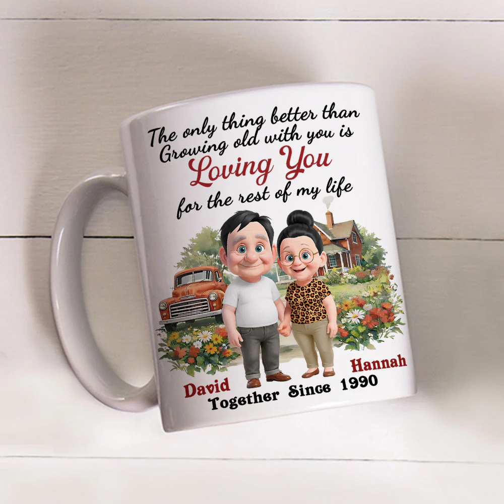 For The Rest of My Life - Personalized Custom Coffee Mug - Image 3