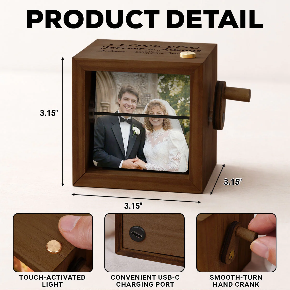 Forever And Always - Personalized Custom Photo Flipbook Animation Box - Image 5