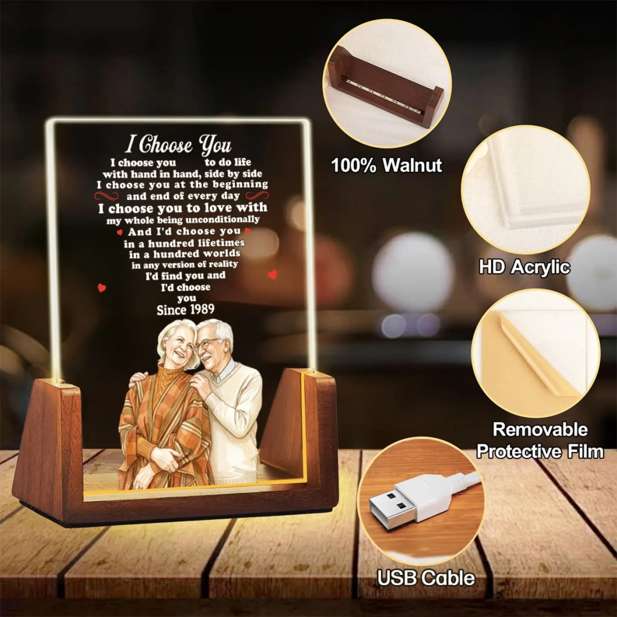 Forever Chosen - Personalized Custom Night Light - Image 7