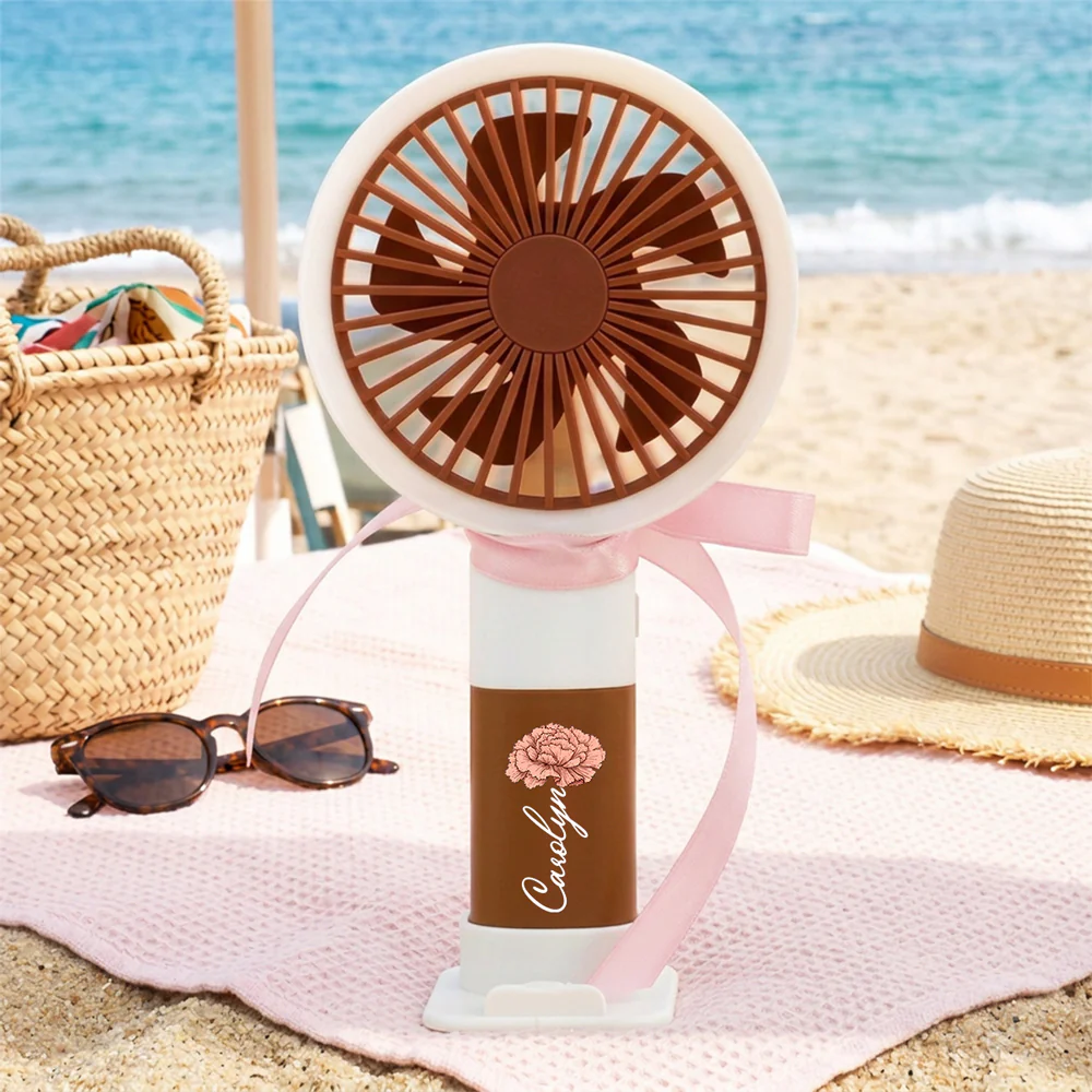 Forever in Bloom - Personalized Custom Handheld Fan - Image 5