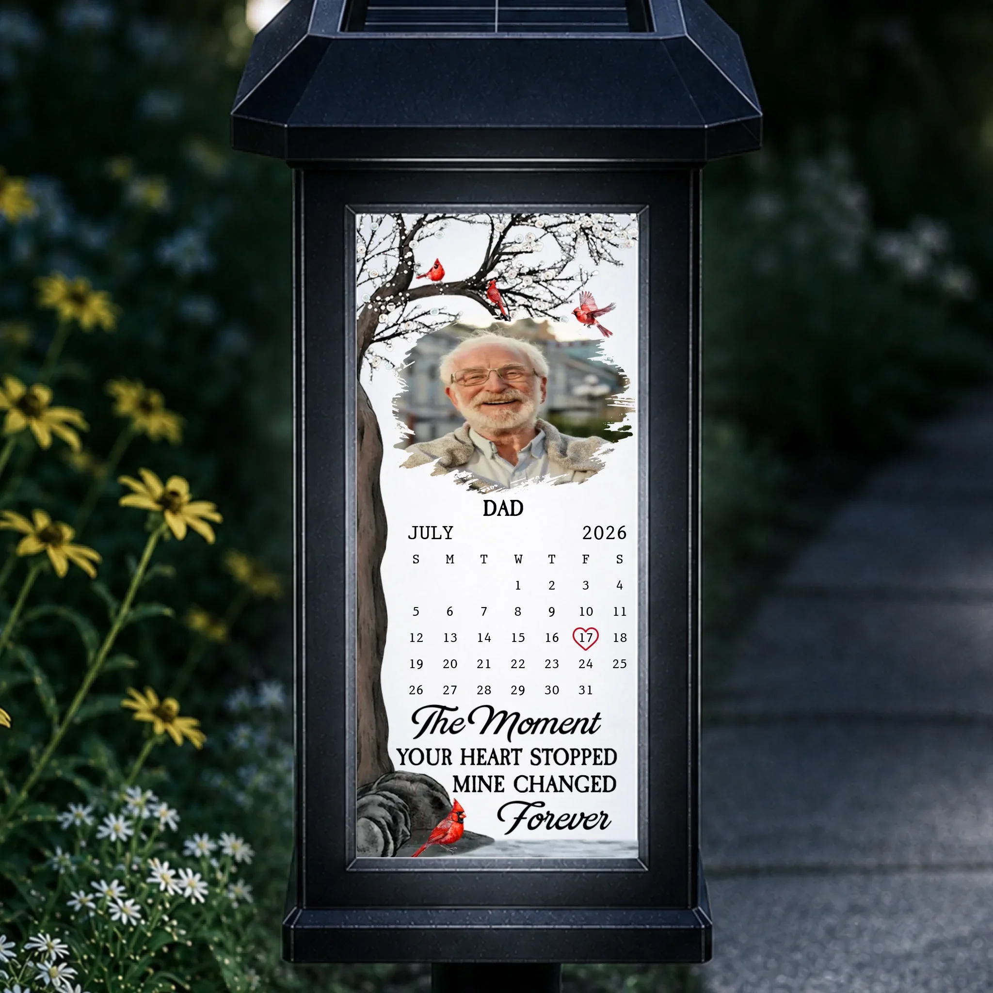 Forever In My Heart - Personalized Custom Solar Garden Light - Image 10