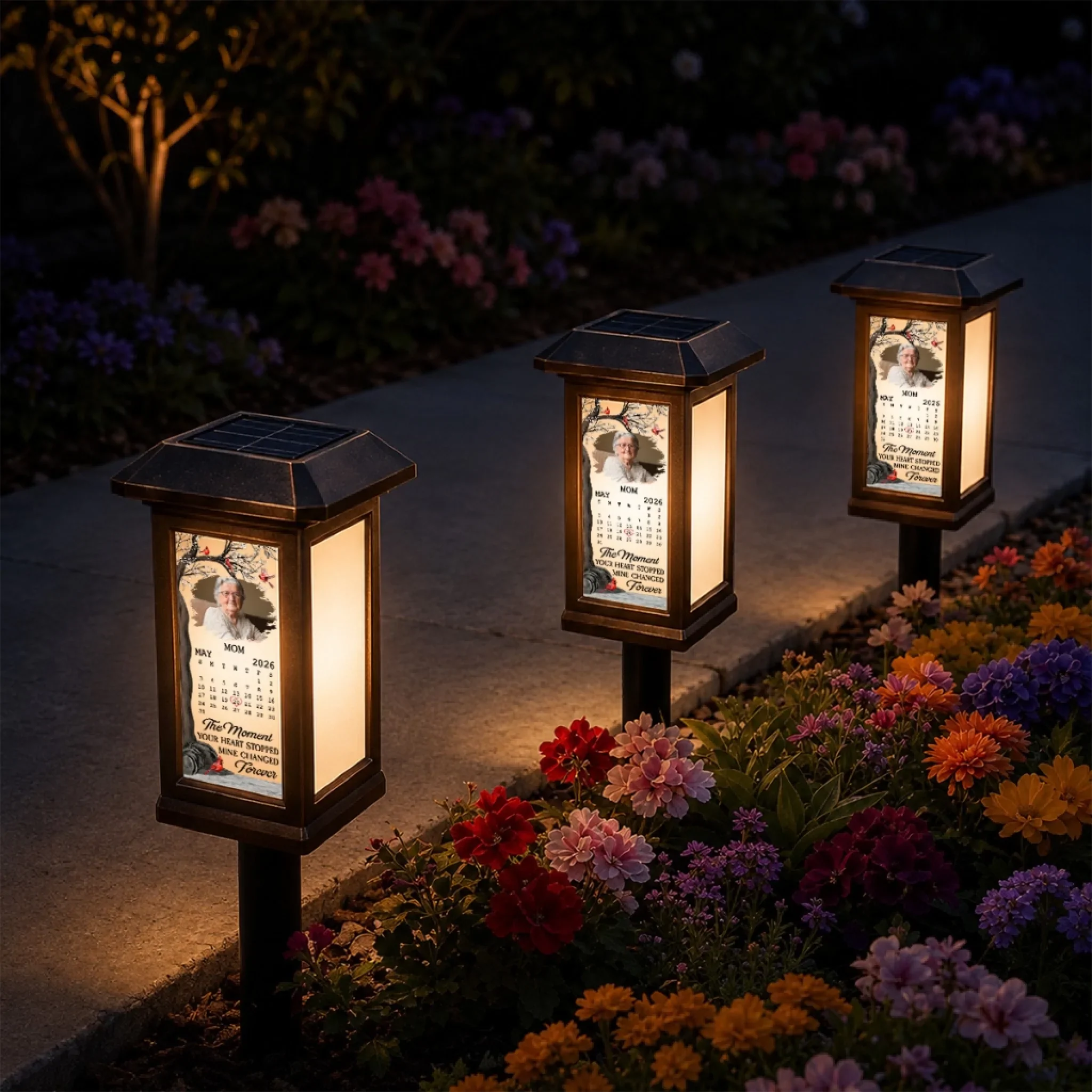 Forever In My Heart - Personalized Custom Solar Garden Light - Image 6
