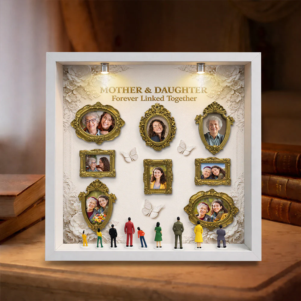 Forever Linked Together - Personalized Custom Museum Frame