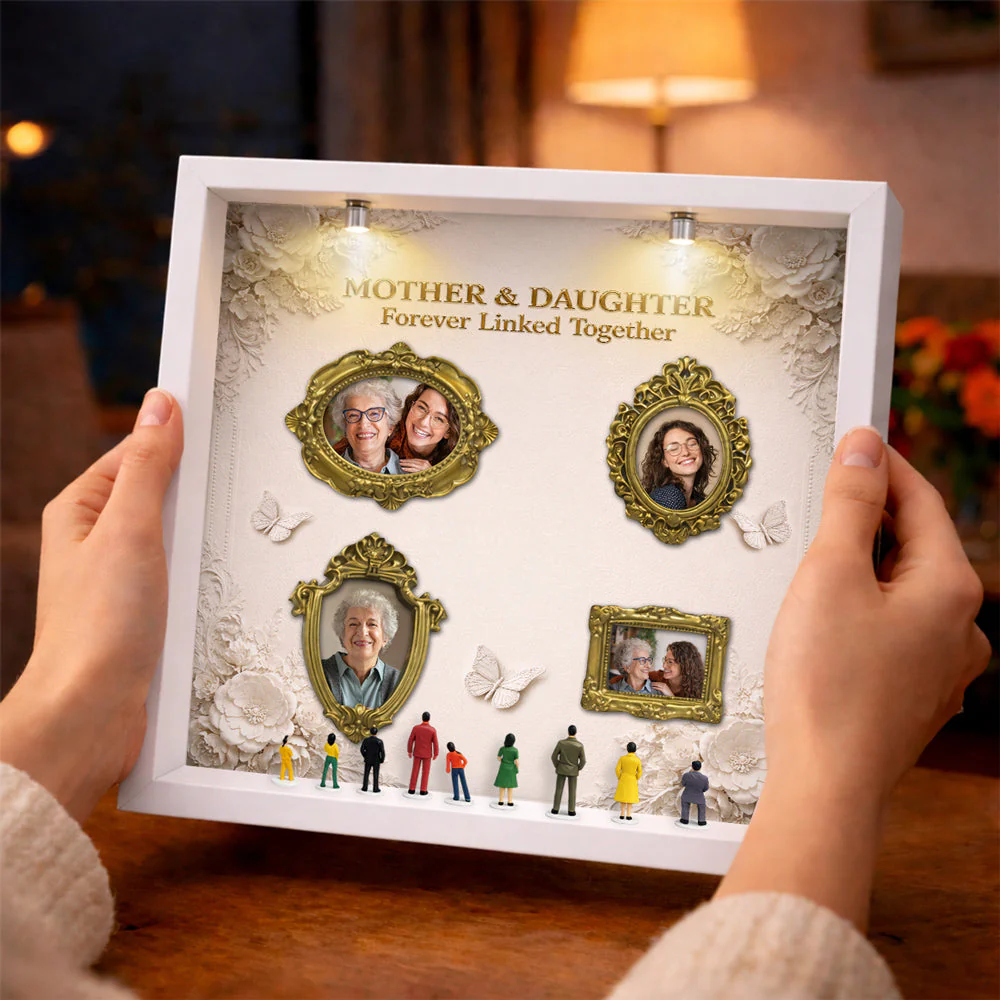 Forever Linked Together - Personalized Custom Museum Frame - Image 3