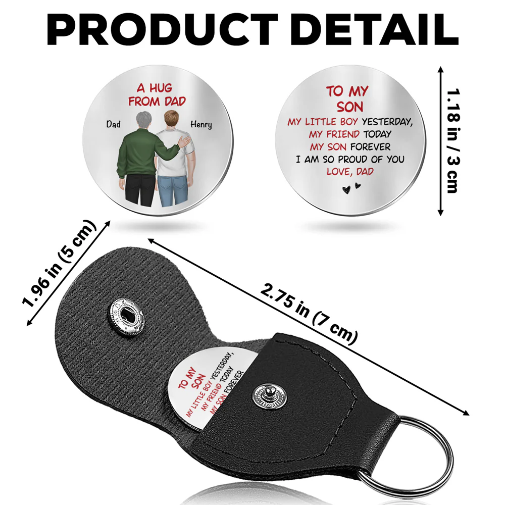 Forever Proud Of You - Personalized Custom Pocket Hug - Image 6