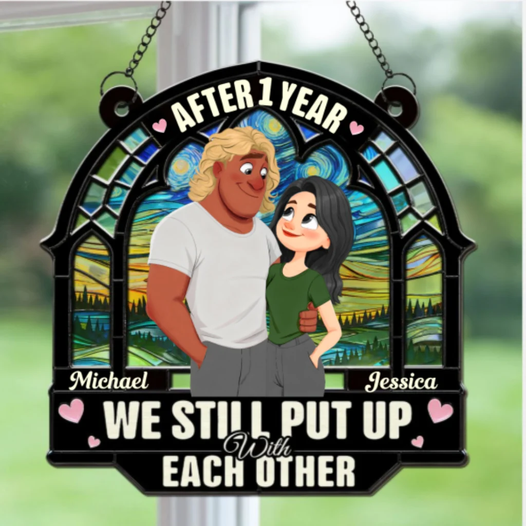 Forever With You - Personalized Custom Suncatcher - Image 5