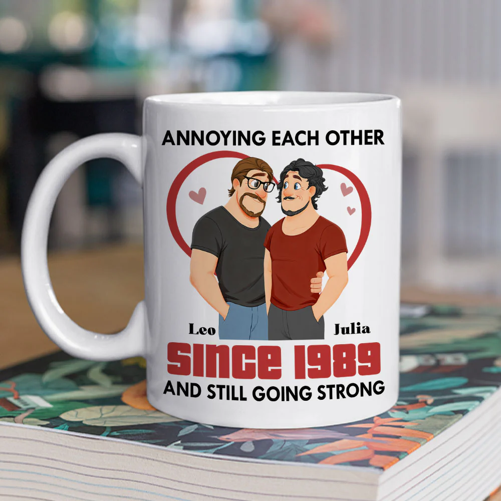 Forever With You Same Sex - Personalized Custom Coffee Mug - Image 2