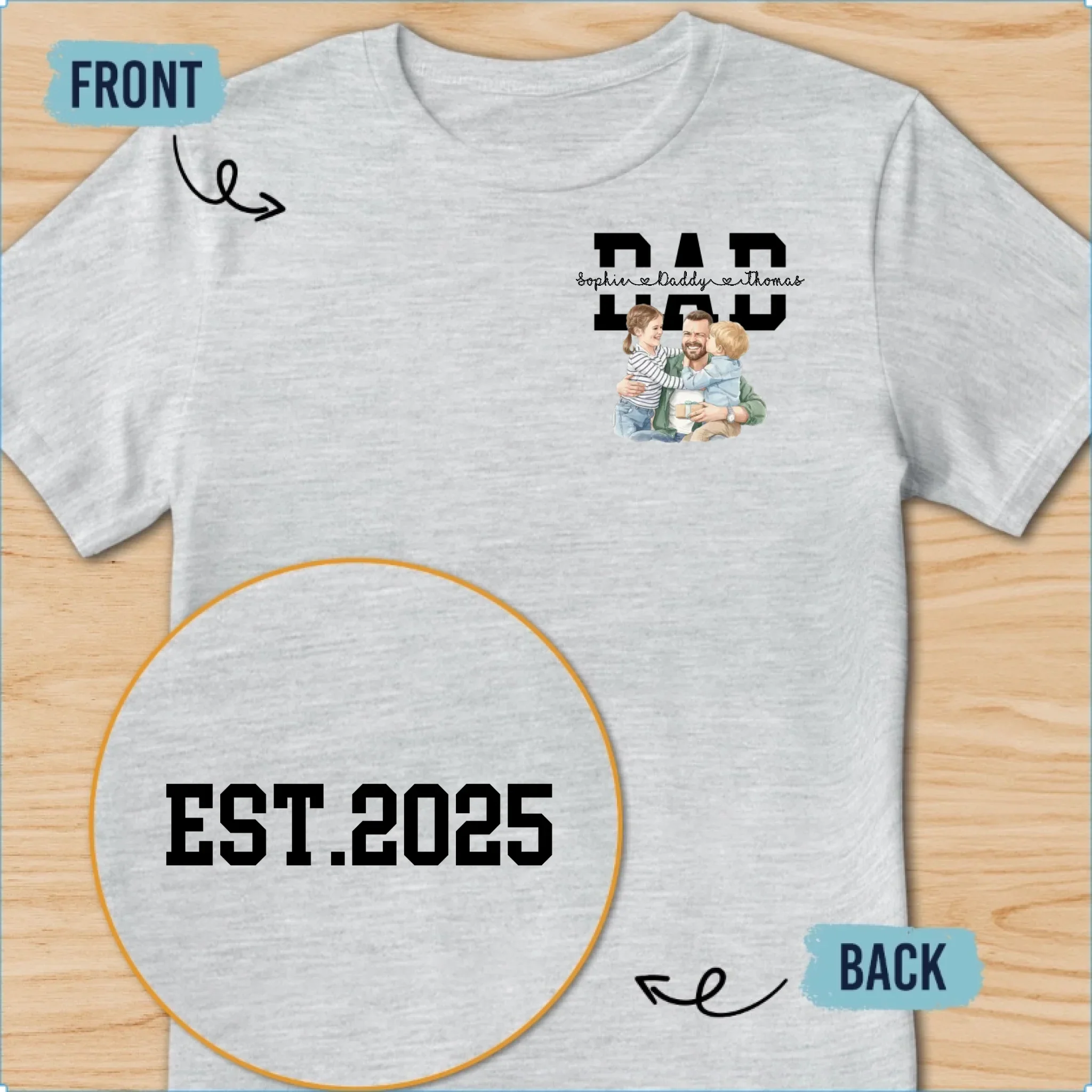 Forever Your Little Family - Personalized Custom Shirt - Image 8