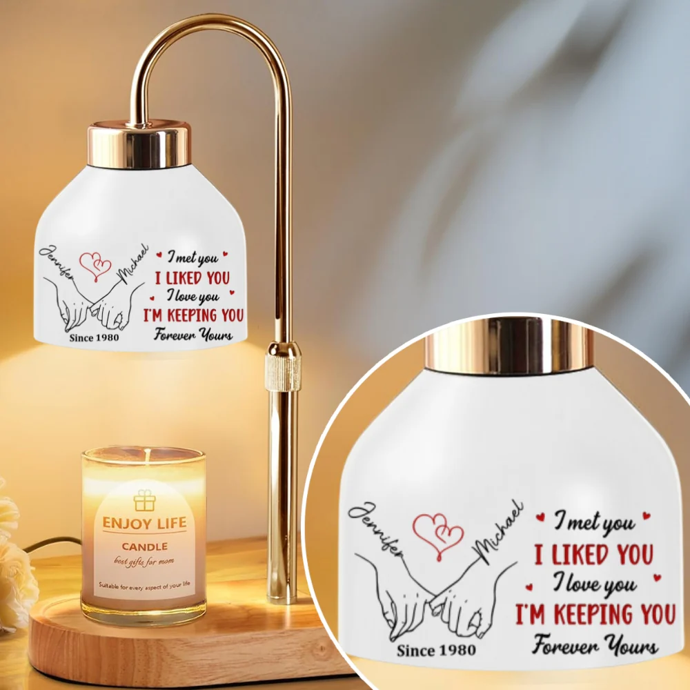 Forever Yours - Personalized Custom Candle Warmer Lamp - Image 6