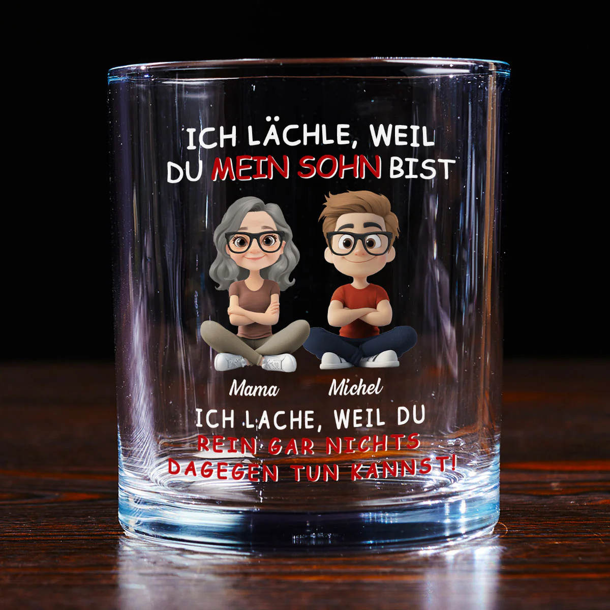 Für meinen Sohn – Personalisiertes Whiskyglas - Image 3