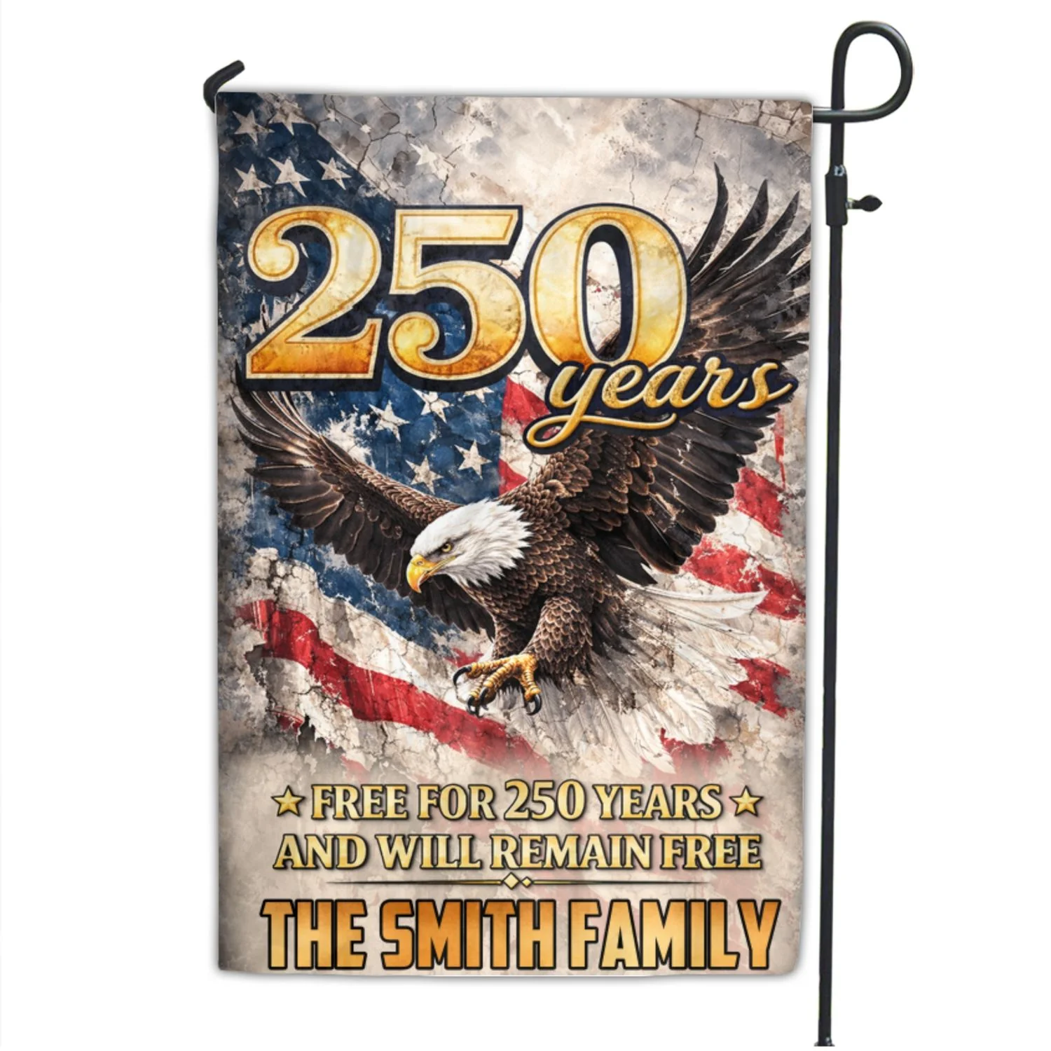 Free Now And Ever - Personalized Custom Flag - Image 5