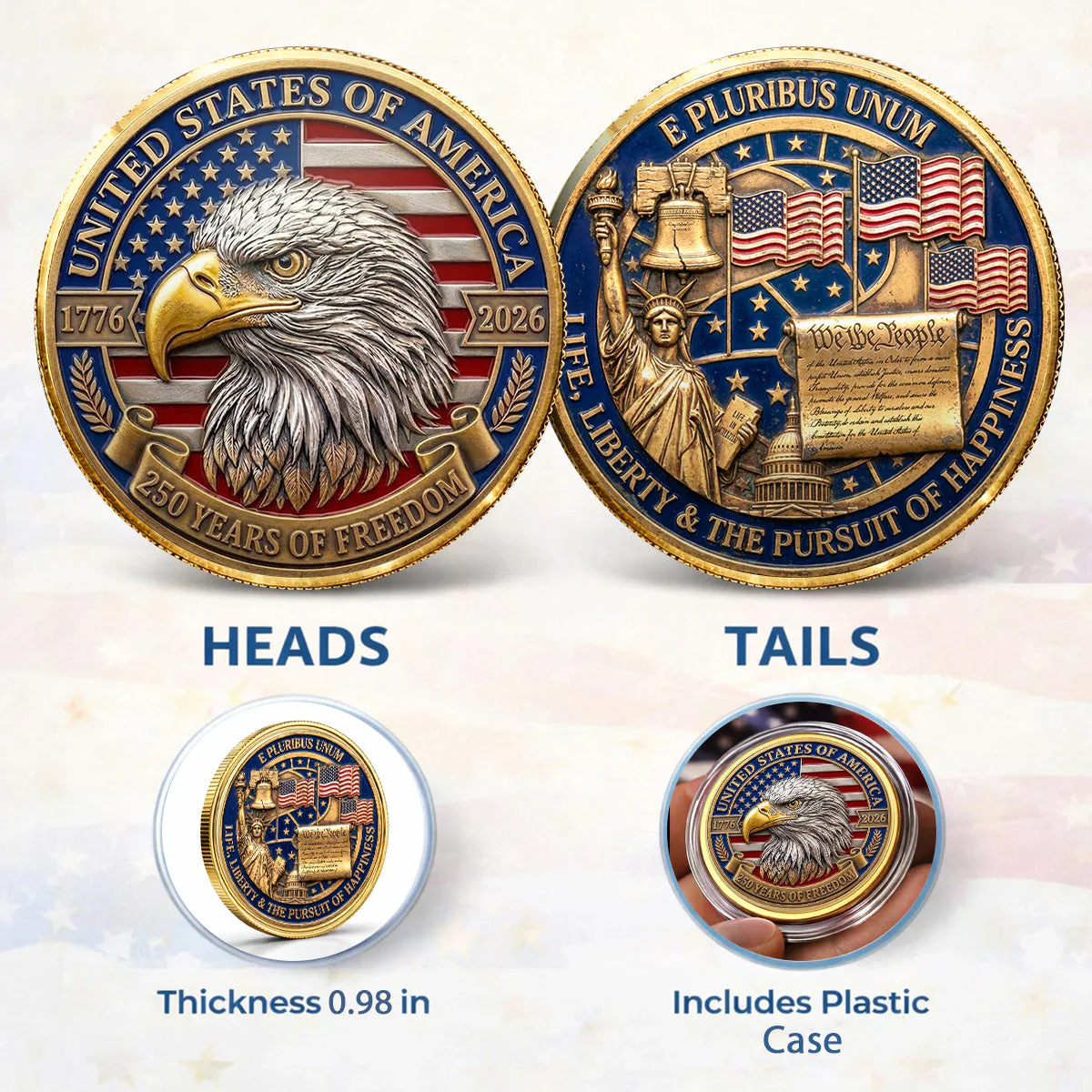 Limited 250th Anniversary Commemorative Coin