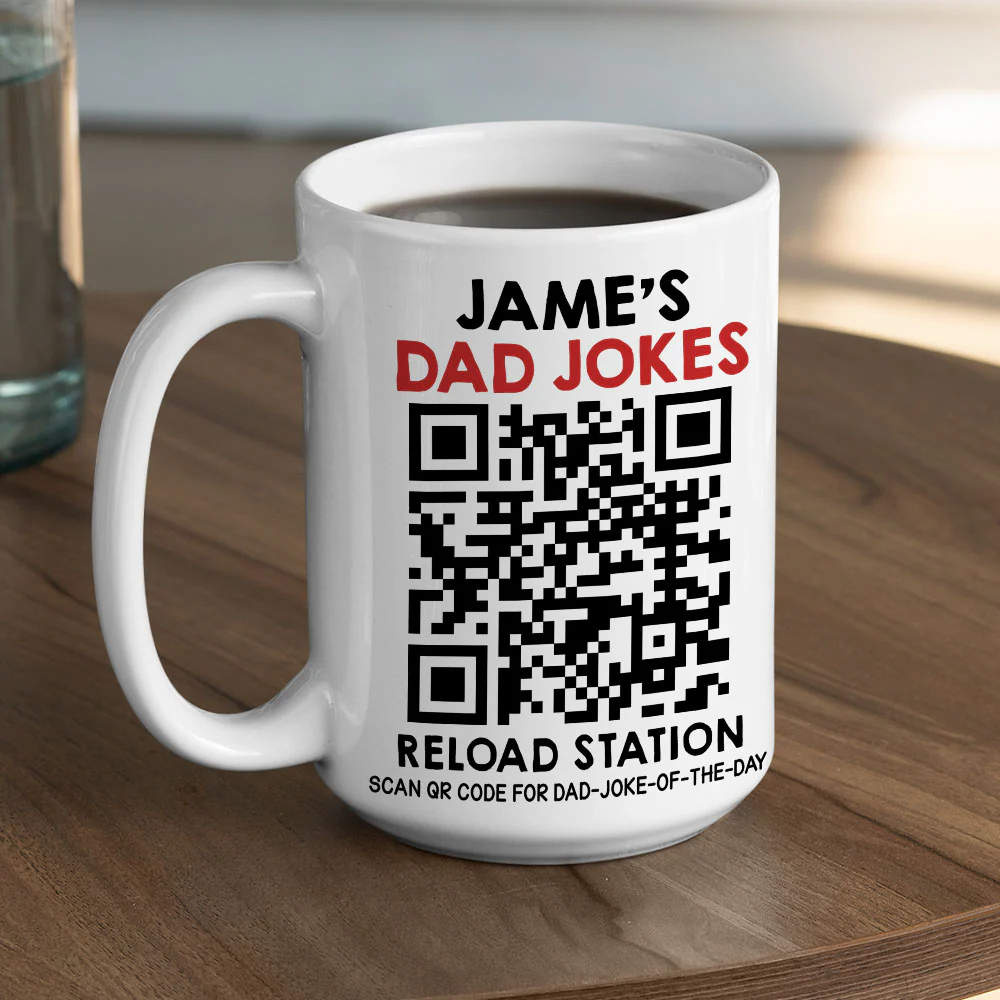 Fresh Joke Every Day - Personalized Custom Coffee Mug - Image 5