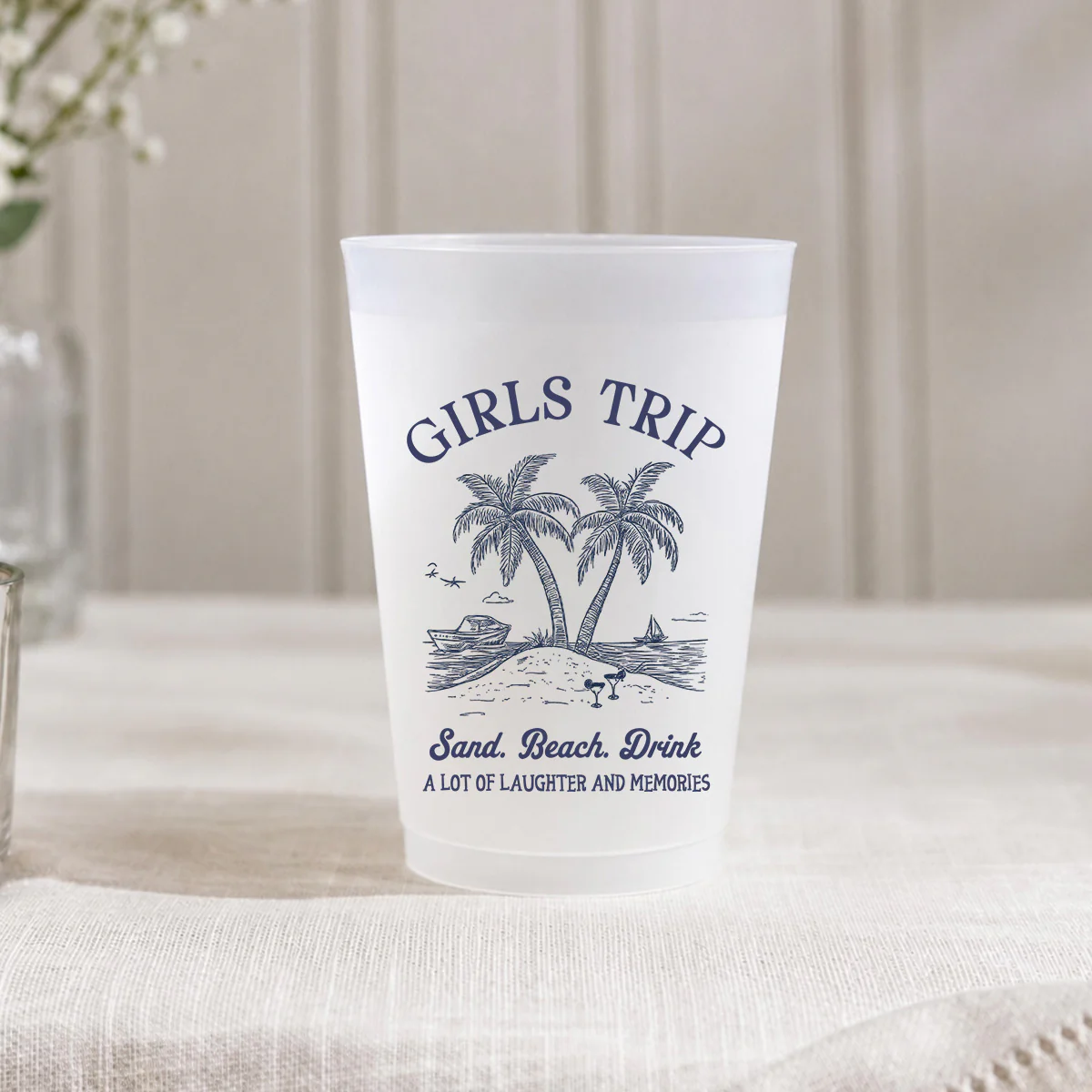 Friends Trip - Personalized Custom Frosted Cup