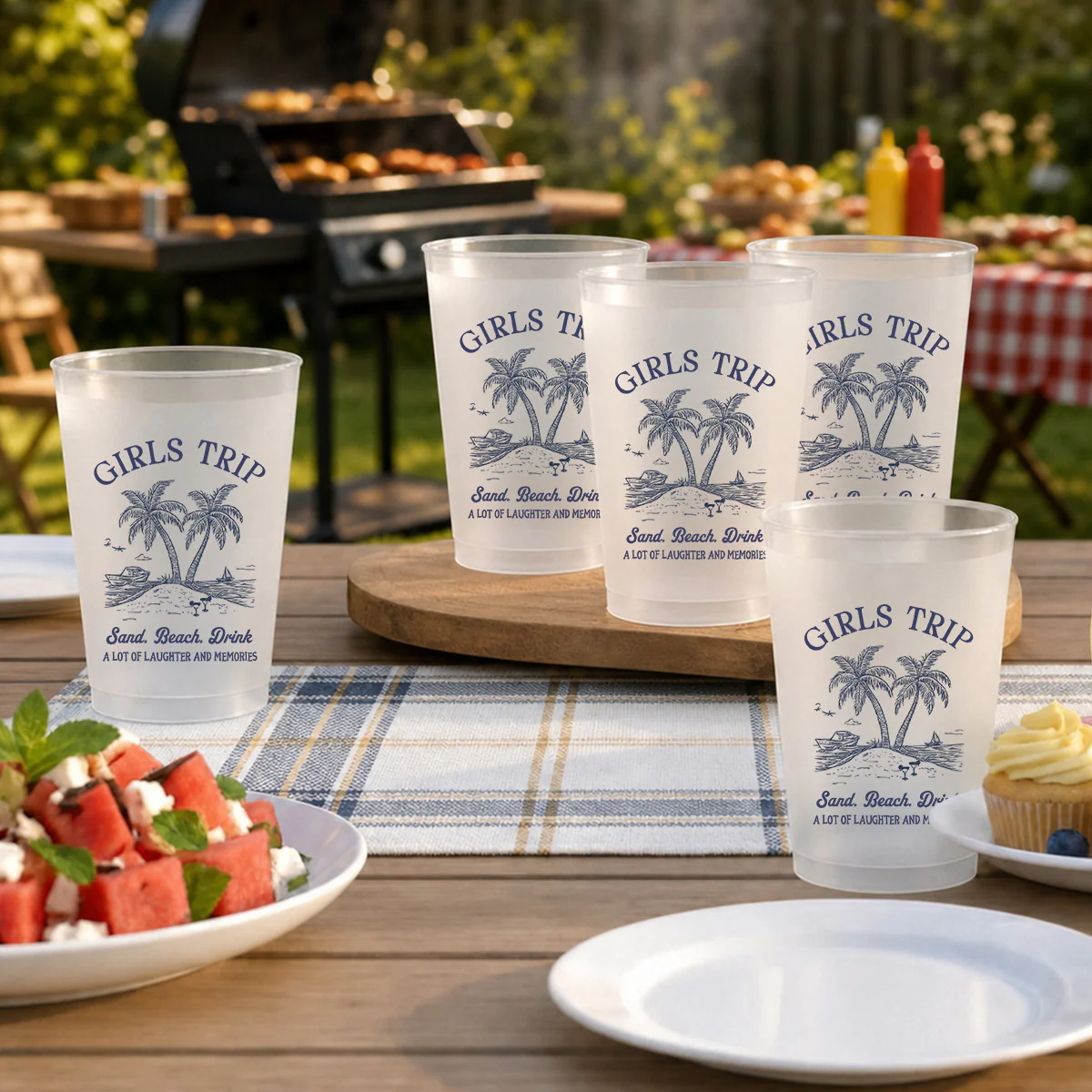 Friends Trip - Personalized Custom Frosted Cup - Image 7