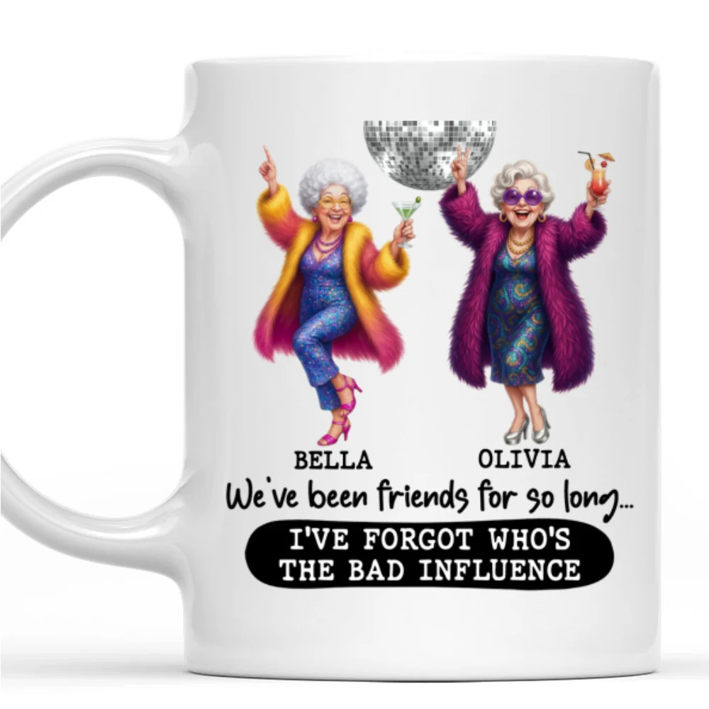 Friends Who Never Grow Up - Personalized Custom Coffee Mug - Image 7