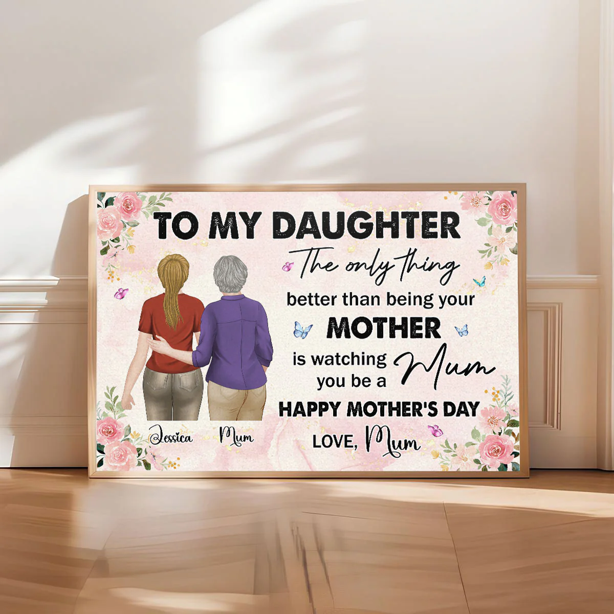 From Mother To Mum - Personalized Custom Poster - Image 2